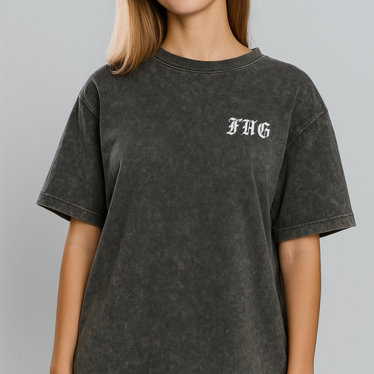 PREVAIL OVERSIZED GREY TEE