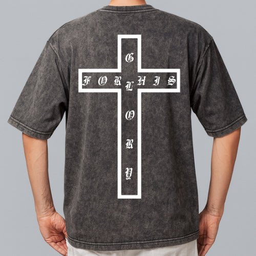 PREVAIL OVERSIZED GREY TEE